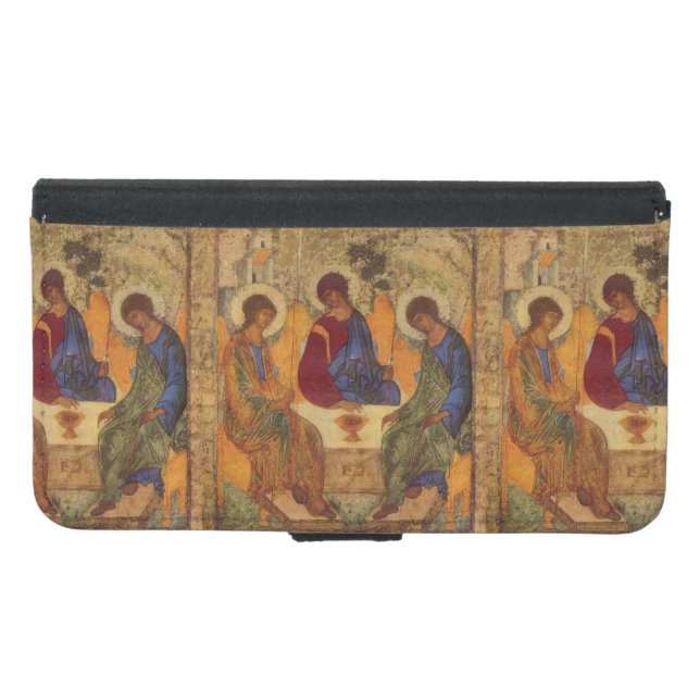 Trinity Angels At Mamre  Samsung Galaxy Wallet Case (Front (Horizontal))