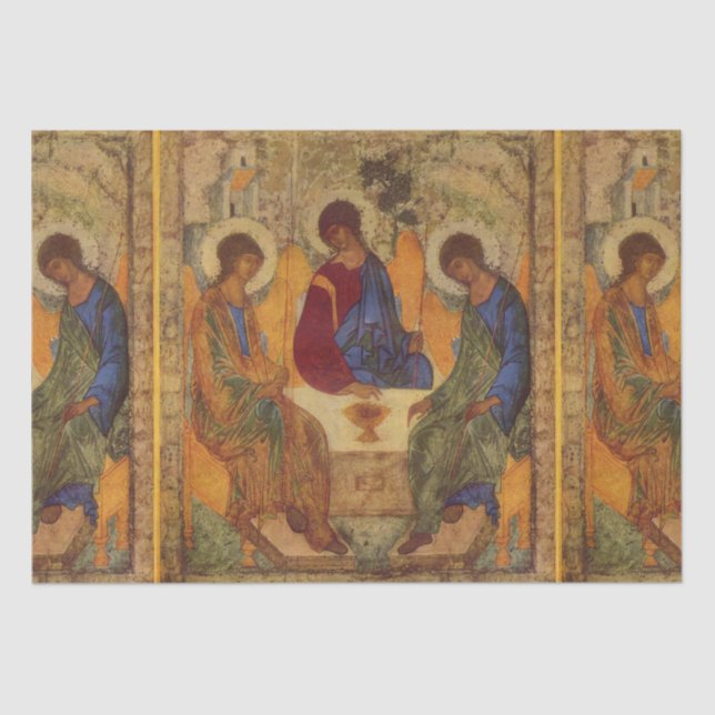 Trinity Angels At Mamre Tissue Paper (Front)