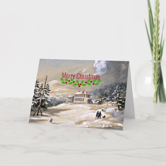 Trinity Bay, Newfoundland, Christmas greetings Card (Front)