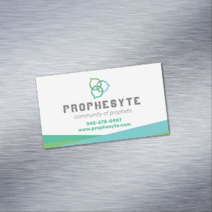 Trinity Chat Bubbles Business Card Magnet