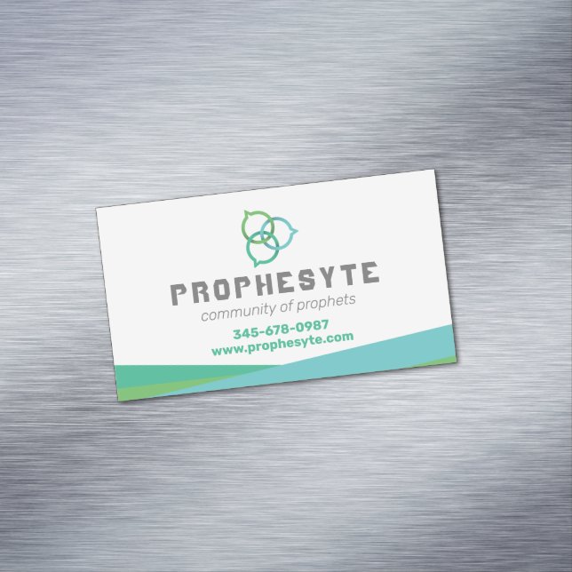 Trinity Chat Bubbles Business Card Magnet (In Situ)