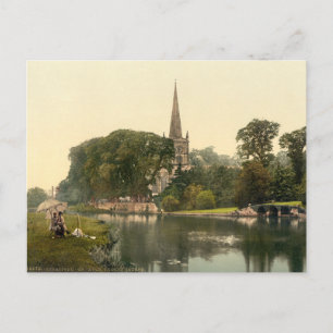 Trinity Church I, Stratford-upon-Avon, England Postcard