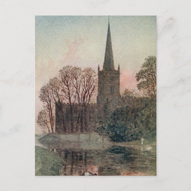Trinity Church III, Stratford-upon-Avon, England Postcard (Front)
