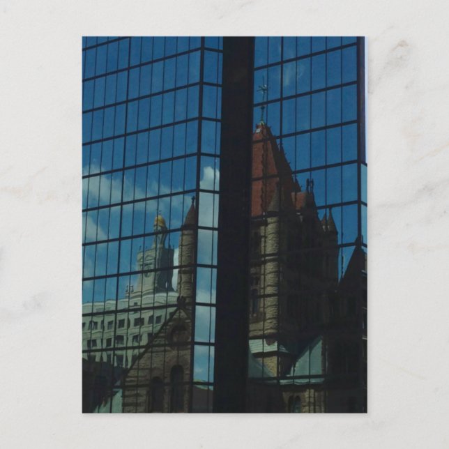 Trinity Church/John Hancock Tower Postcard (Front)