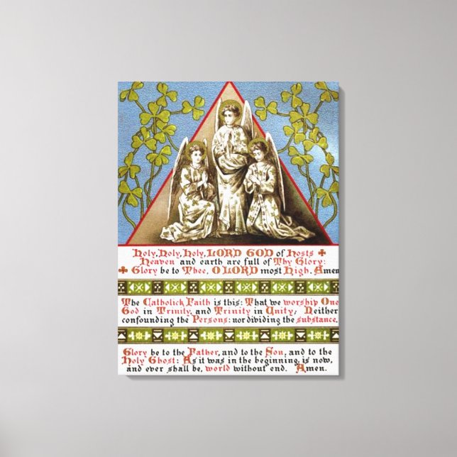 Trinity In Unity Canvas Print (Front)