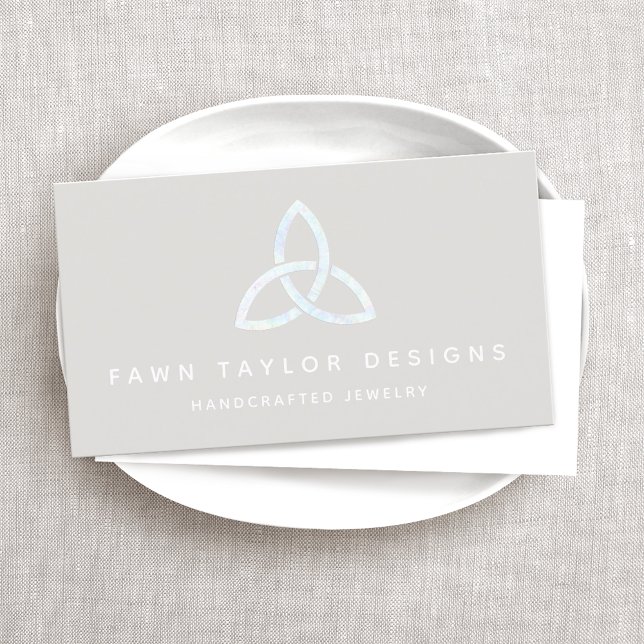 Trinity Knot Celtic Symbol Business Card (Creator Uploaded)