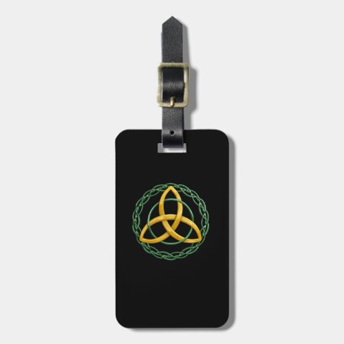 Trinity Knot Triquetra Celtic Symbol Luggage Tag