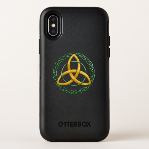 Trinity Knot Triquetra Celtic Symbol OtterBox Symmetry iPhone XS Case