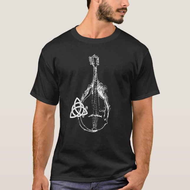Trinity Knot Vintage Mandolin T-Shirt (Front)