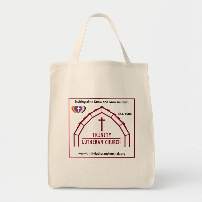 Trinity Logo With RIC Tote Bag (Front)