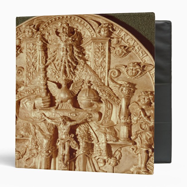 Trinity medal, recast version of original binder (Front/Inside)