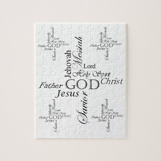 Trinity Names Jigsaw Puzzle (Vertical)