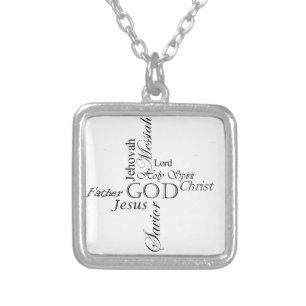 Trinity Names Silver Plated Necklace