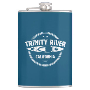 Trinity River California Kayaking Flask