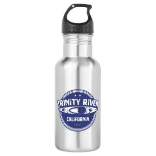 Trinity River California Kayaking Stainless Steel Water Bottle
