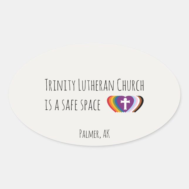 Trinity Safe Space Sticker Set  (Front)
