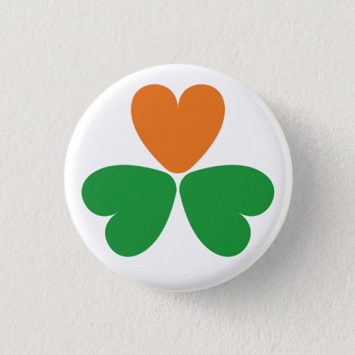 Trinity Shamrock _ Heart In The Right Place Button