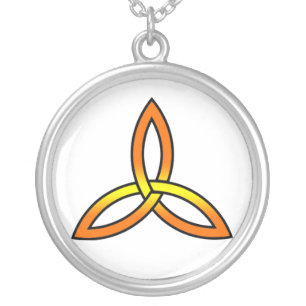 Trinity Silver Plated Necklace