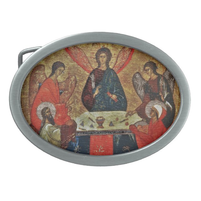 Trinity with the Saints Belt Buckle (Front)
