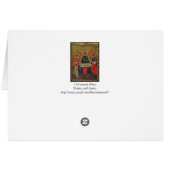 Trinity with the Saints Cards (Back Horizontal)
