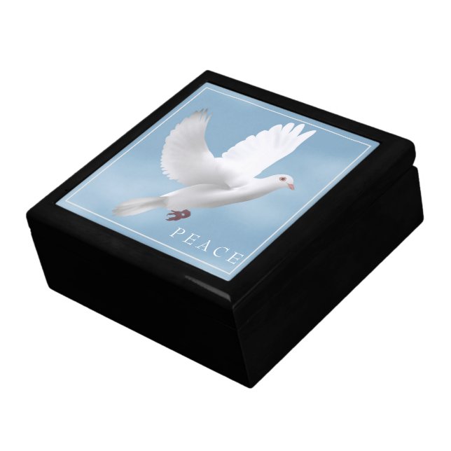 Trinket Box Dove (Side)