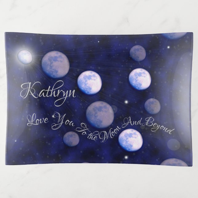 Trinket Tray Moon and Beyond (Front)