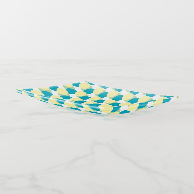 Trinket Tray - Pastel Circles Overlapping (Angled)
