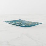 Trinket Tray Vincent van Gogh Almond Blossom<br><div class="desc">Vincent van Gogh Almond Blossom Trinket Tray

teal,  flowers,  floral,  botanical,  painting,  leaves,  blossom,  almond</div>