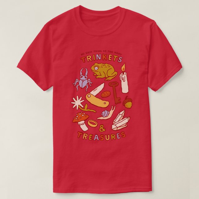 Trinkets Treasures T-Shirt (Design Front)