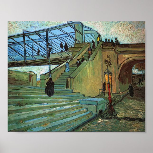 Trinquetaille Bridge (F481) Van Gogh Fine Art Poster (Front)