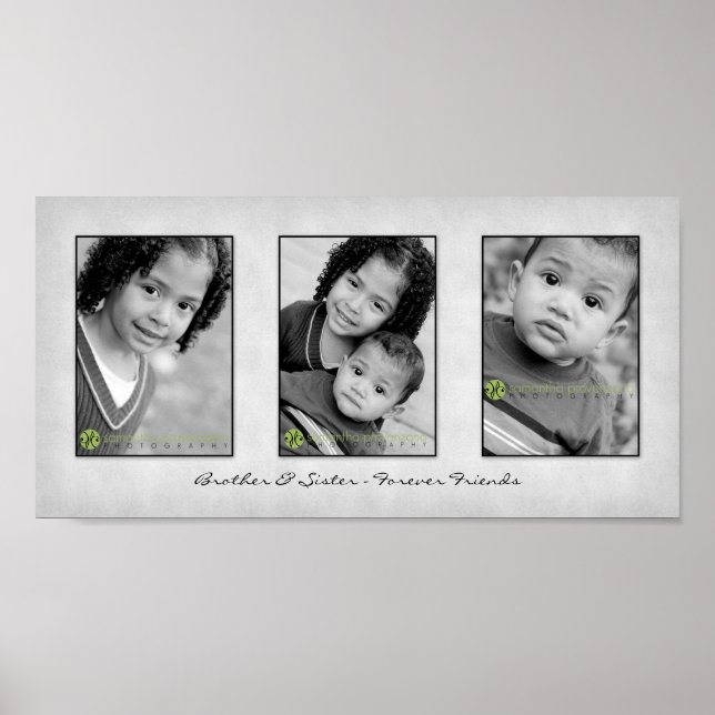 Trio 10x20 Photo Template Print (Front)