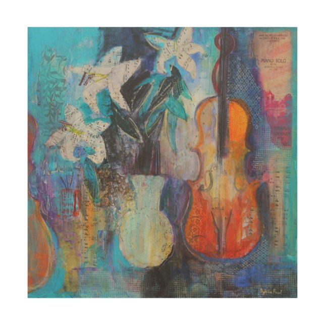Trio 2014 wood wall decor (Front)