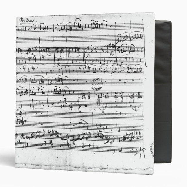 Trio, in E flat major 'Kegelstatt' 3 Ring Binder (Front/Inside)
