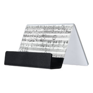 Trio, in E flat major 'Kegelstatt' Desk Business Card Holder