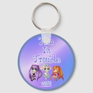 Trio In Trouble 2018 Keychain