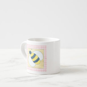 Trio of Bees with Flowers Espresso Cup
