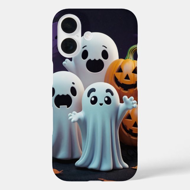 Trio of Cute Ghosts Case-Mate iPhone Case (Back)