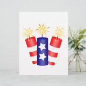 Trio of Firecrackers for the 4th of July (Standing Front)