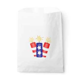 Trio of Firecrackers for the 4th of July Favor Bag