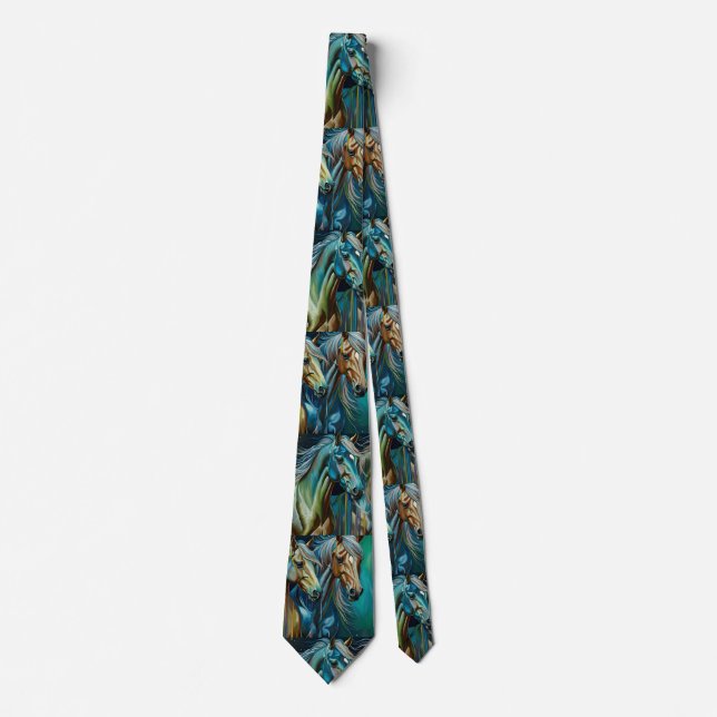 Trio of Horses  Neck Tie (Front)