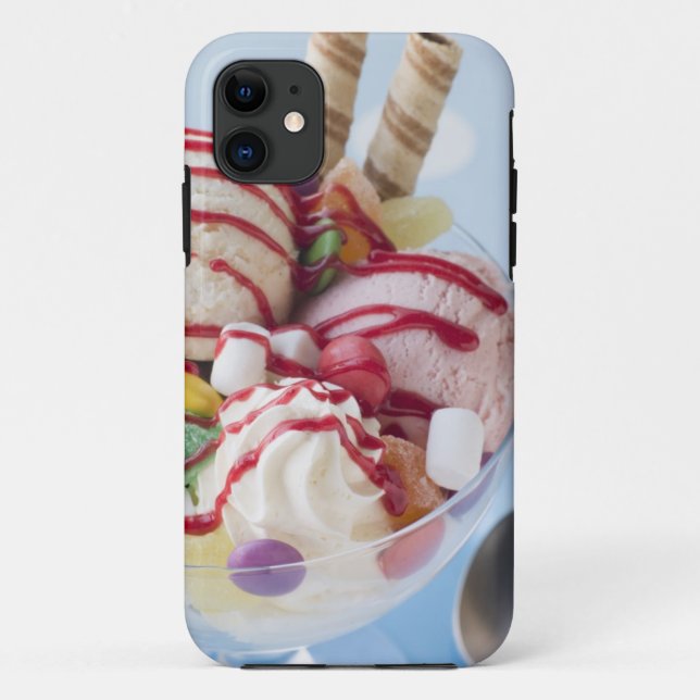 Trio of Ice Cream and Sweet Sundae Case-Mate iPhone Case (Back)