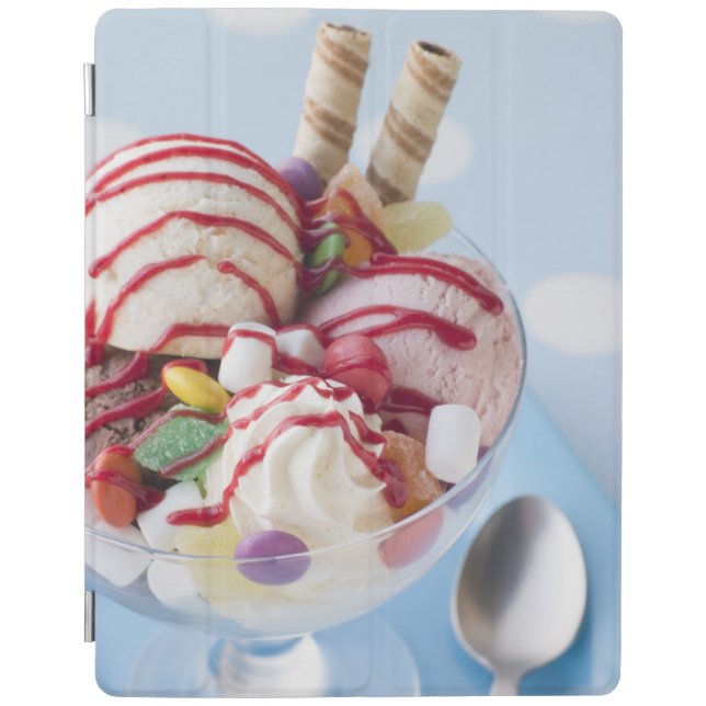 Trio of Ice Cream and Sweet Sundae iPad Smart Cover (Front)