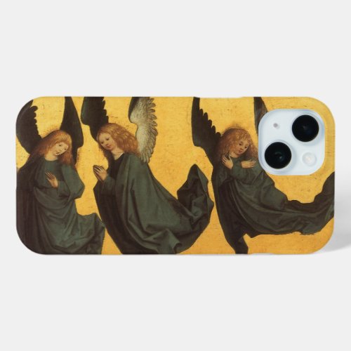 Trio of Renaissance Angels by Master of Housebook iPhone 15 Case