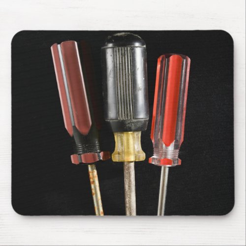 Trio of Screwdrivers Mouse Pad