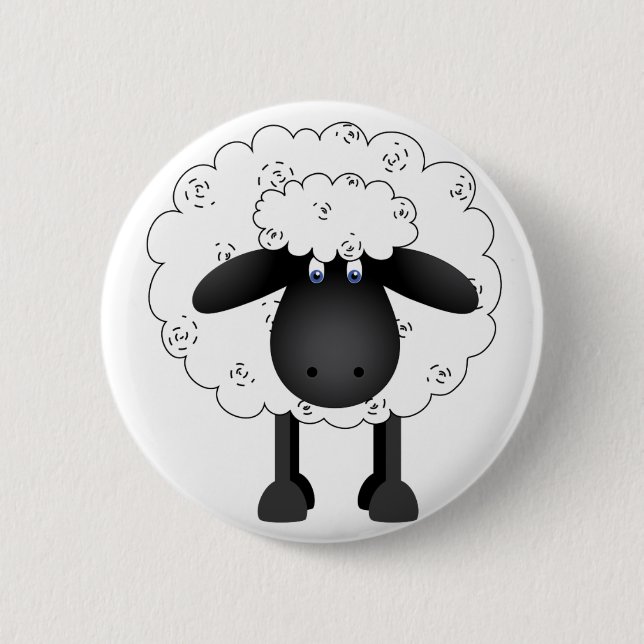 Trio Of Sheep Button (Front)