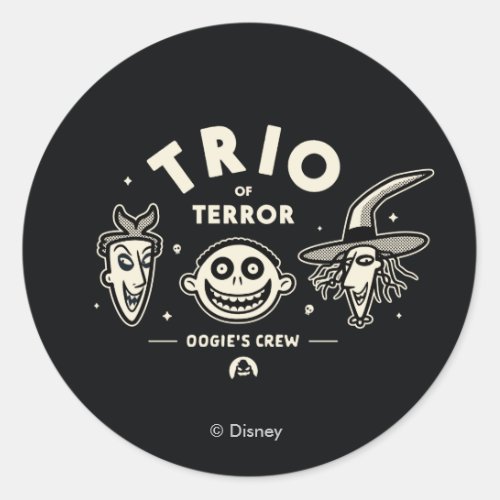Trio of Terror _ Oogies Crew Classic Round Sticker
