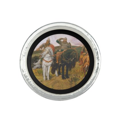 Trio of Viking Scouts Photo Ring