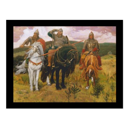 Trio of Viking Scouts (Warriors) Postcard