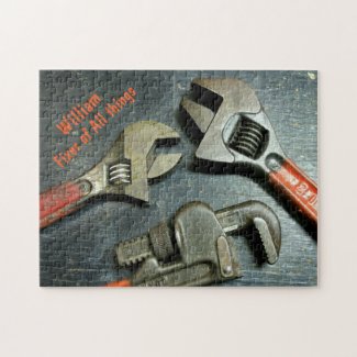 Trio of Wrenches Fixer of All Things Personalized