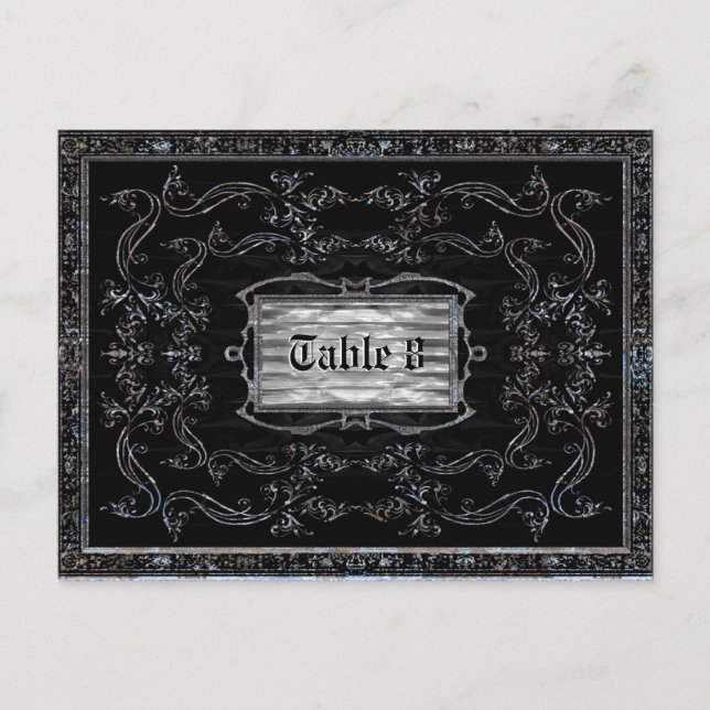 TriompheL Raven Table Card (Front)